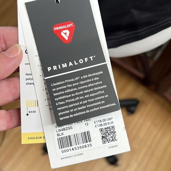 Lululemon Size 12 Push Your Pace Vest in Black - Picture 7 of 9